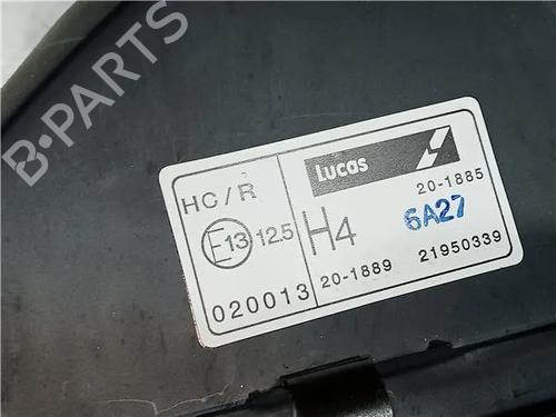 Left headlight OPEL VECTRA B (J96) 1.7 TD (F19) | BP23916599C28 