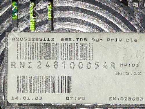 Instrument cluster RENAULT MEGANE III Hatchback (BZ0/1_, B3_) 1.9 dCi (BZ0N, BZ0J) | BP23927212C47 