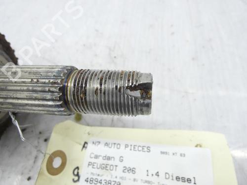 Left front driveshaft PEUGEOT 206 Hatchback (2A/C) 1.4 HDi eco 70 | BP23672128M38 