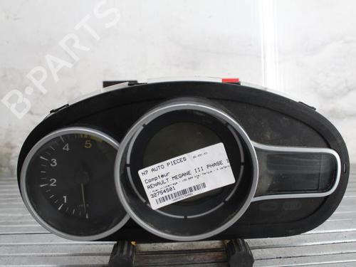 Used Instrument cluster RENAULT MEGANE III Hatchback (BZ0/1_, B3_) 1.5 dCi (106 hp) 23689843