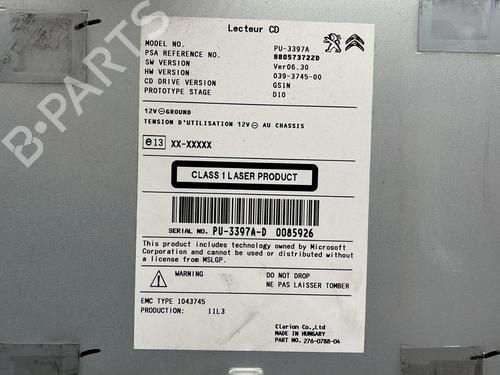 Radio CITROËN C4 Grand Picasso II (DA_, DE_) 1.6 HDi / BlueHDi 115 | BP28375579E6