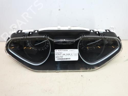 Used Instrument cluster PEUGEOT 208 I (CA_, CC_) 1.6 HDi / BlueHDi 75 (75 hp) 23692646
