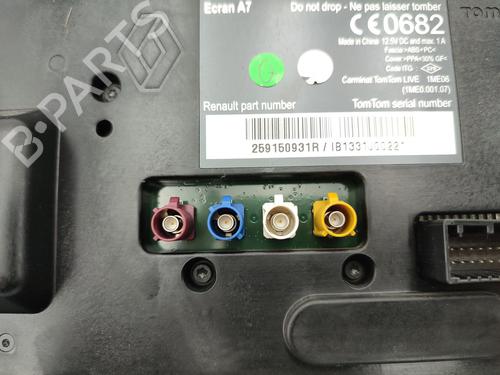 Display monitor RENAULT MEGANE III Hatchback (BZ0/1_, B3_) 1.5 dCi (BZ09, BZ0D, BZ1W, BZ29, BZ14) | BP23749787C48 