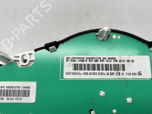 Instrument cluster CITROËN C3 II (SC_) 1.2 VTi 82 | BP31300555C47 