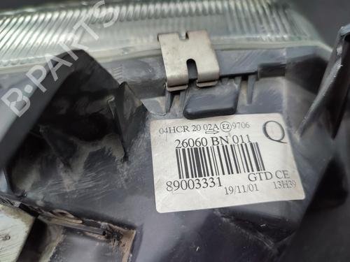 Used Left headlight NISSAN ALMERA II (N16) 2.2 Di (110 hp) 23730472