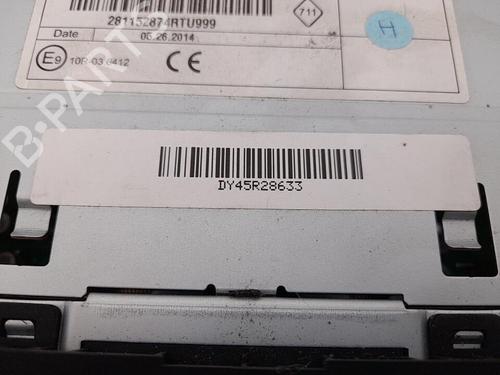 Radio RENAULT CLIO IV (BH_) 1.5 dCi 75 | BP23706384E6 