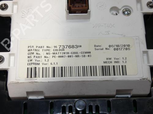 Instrument cluster CITROËN C4 II (NC_) 1.6 HDi 90 | BP23695889C47 - Image 2