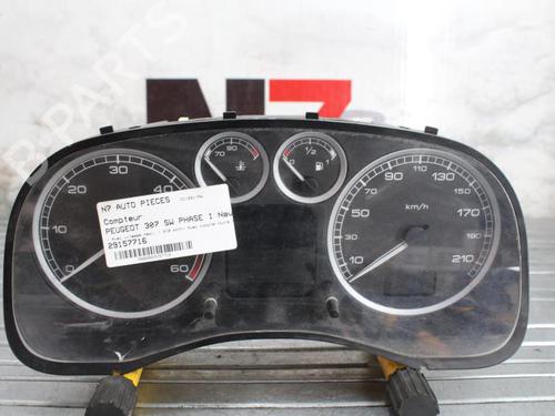 Used Instrument cluster PEUGEOT 307 Break (3E) 2.0 HDI 90 (90 hp) 23688795