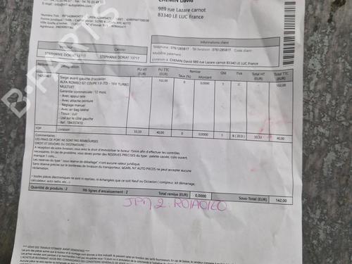 Left front seat ALFA ROMEO GT (937_) 1.9 JTD (937CXN1B) | BP32066782C15 