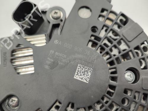 Used Alternator Alternator MERCEDES-BENZ A-CLASS (W176) A 180 CDI / d (176.012) (109 hp) 23741176 23741176