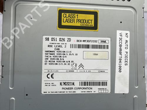 Radio PEUGEOT 208 I (CA_, CC_) 1.4 HDi | BP23705227E6 