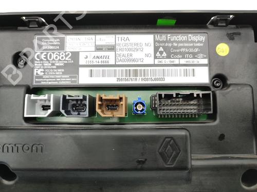 Display monitor RENAULT MEGANE III Hatchback (BZ0/1_, B3_) 1.5 dCi (BZ09, BZ0D, BZ1W, BZ29, BZ14) | BP23749190C48 