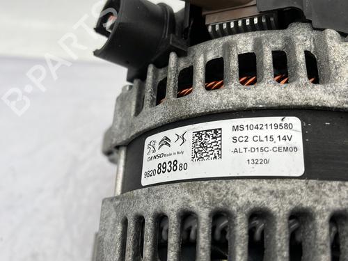 Alternator PEUGEOT 2008 II (UD_, US_, UY_, UJ_, UR_, UC_) 1.5 BlueHDI 130 | BP29543378M7 