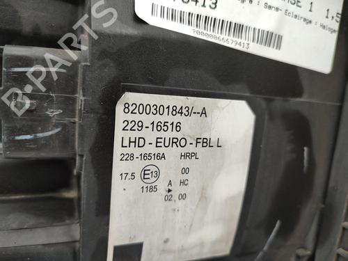 Used Left headlight Left headlight RENAULT MODUS / GRAND MODUS (F/JP0_) 1.5 dCi (FP0D, JP0D) (82 hp) 23713099 23713099