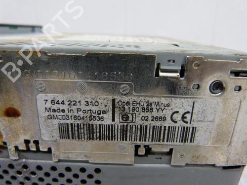 Radio OPEL ZAFIRA / ZAFIRA FAMILY B (A05) 1.9 CDTI (M75) | BP23693653E6