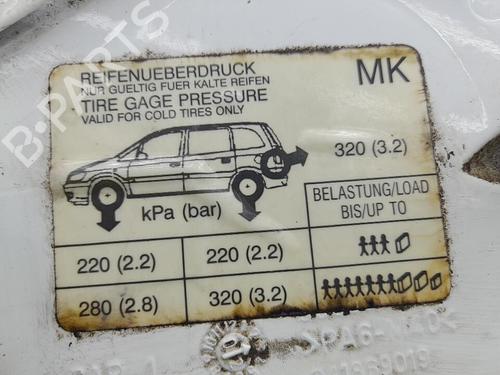 Fuel flap OPEL ZAFIRA A MPV (T98) 2.0 DTI 16V (F75) | BP23707903C131 