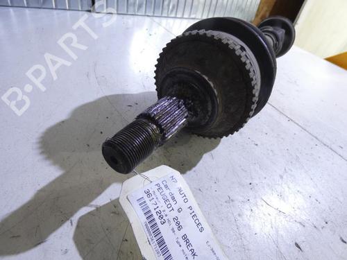 Used Left front driveshaft PEUGEOT 206 SW (2E/K) 2.0 HDi (90 hp) 23691297