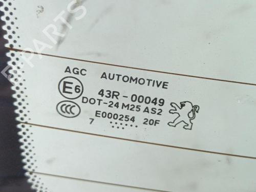 Bootlid window PEUGEOT 407 Coupe (6C_) 2.7 HDi | BP23719626C64 