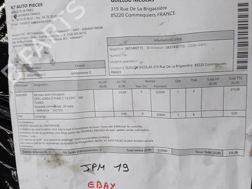 Subframe OPEL CORSA D (S07) 1.0 (L08, L68) | BP23752140M9  - Image 17