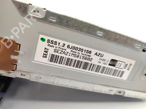 Radio SEAT IBIZA IV (6J5, 6P1) 1.2 TSI | BP23678711E6 
