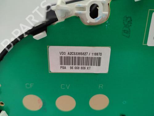 Instrument cluster CITROËN C3 II (SC_) 1.4 HDi 70 (SC8HZC, SC8HR0, SC8HP4) | BP23708368C47 - Image 5