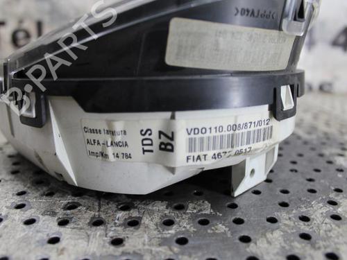 Instrument cluster FIAT MULTIPLA (186_) 1.9 JTD 105 (186AXB1A) | BP23687348C47 