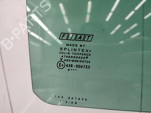 Used Rear right door window FIAT GRANDE PUNTO (199_) 1.3 D Multijet (75 hp) 23740042