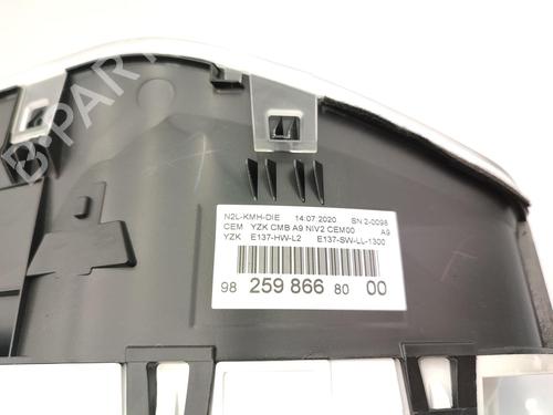 Instrument cluster PEUGEOT 208 I (CA_, CC_) 1.5 BlueHDI 100 | BP23721361C47 