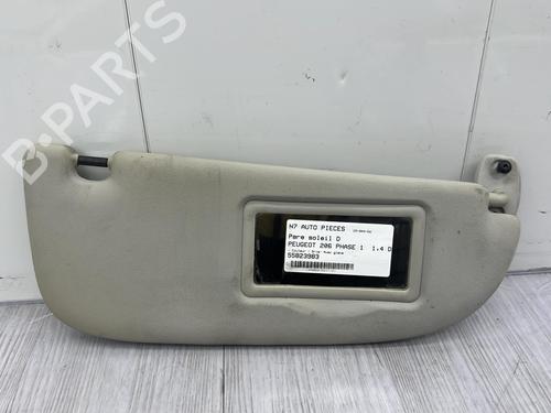 Used Right sun visor PEUGEOT 206 Hatchback (2A/C) 1.4 HDi eco 70 (68 hp) 23702379