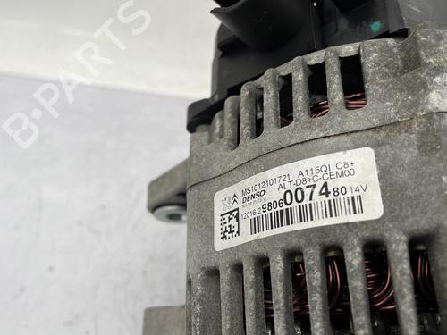 Alternator PEUGEOT 208 I (CA_, CC_) 1.0 VTi | BP28172825M7 