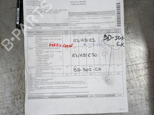 Left headlight FIAT PANDA (169_) 1.3 D Multijet (169.AXC1A) | BP23687958C28 - Image 24