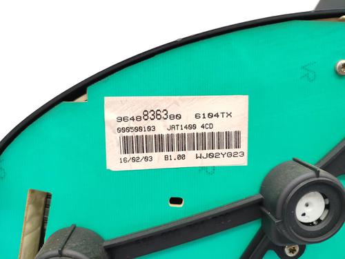 Instrument cluster PEUGEOT 206 Hatchback (2A/C) 1.4 HDi eco 70 | BP23676958C47 