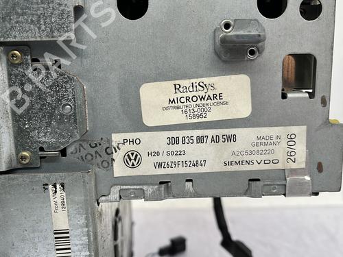Used Radio Radio VW PHAETON (3D1, 3D2, 3D3, 3D4, 3D6, 3D7, 3D8, 3D9) 3.0 V6 TDI 4motion (224 hp) 30961255 30961255