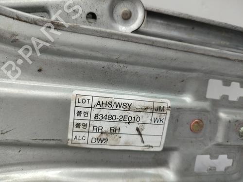 Front right window mechanism HYUNDAI TUCSON (JM) 2.0 CRDi | BP23720003C23 