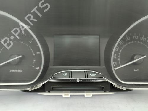 Used Instrument cluster PEUGEOT 208 I (CA_, CC_) 1.6 BlueHDi 100 (100 hp) 23728448