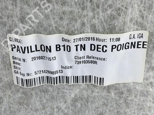 Used Interior roof Interior roof RENAULT ZOE (BFM_) ZOE (92 hp) 23759315 23759315