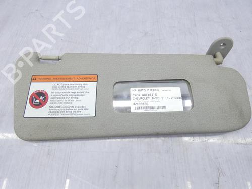 Right sun visor CHEVROLET AVEO / KALOS Hatchback (T250, T255) 1.2 | BP23689548I2 