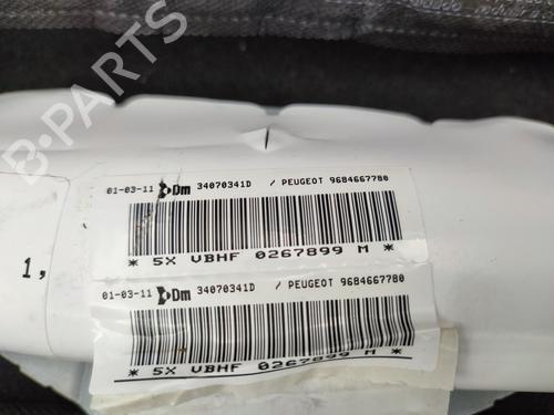 Right curtain airbag PEUGEOT 3008 I MPV (0U_) 1.6 HDi | BP23720786C12 
