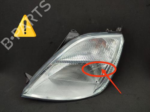 Left headlight FORD FIESTA V (JH_, JD_) 1.3 | BP23679734C28 