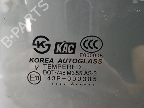 Used Rear left door window HYUNDAI SANTA FÉ I (SM) 2.0 CRDi 4x4 (125 hp) 23706004