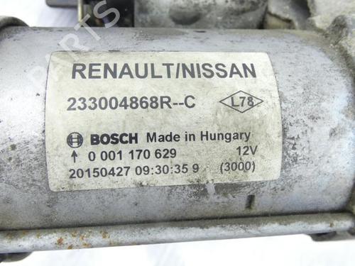 Used Starter Starter RENAULT KADJAR (HA_, HL_) 1.5 dCi 110 (HLA3) (110 hp) 23691672 23691672