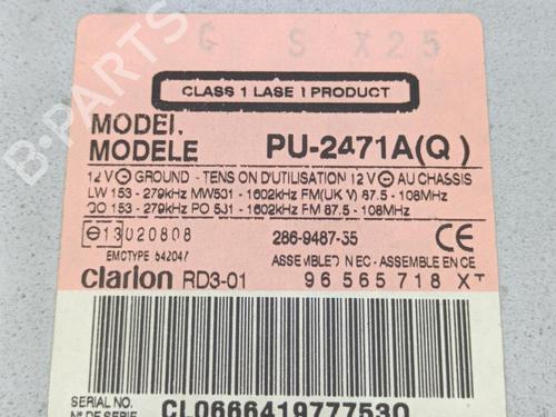Bilradio CITROËN C3 I (FC_, FN_) 1.4 i (73 hp) 23698706