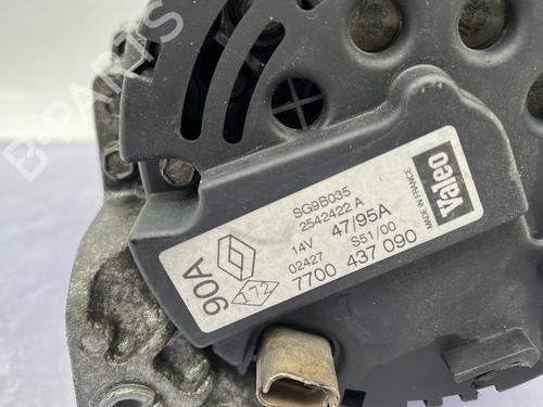 Alternator RENAULT CLIO II (BB_, CB_) 1.2 16V (BB05, BB0W, BB11, BB27, BB2T, BB2U, BB2V, CB05,... | BP24345714M7 