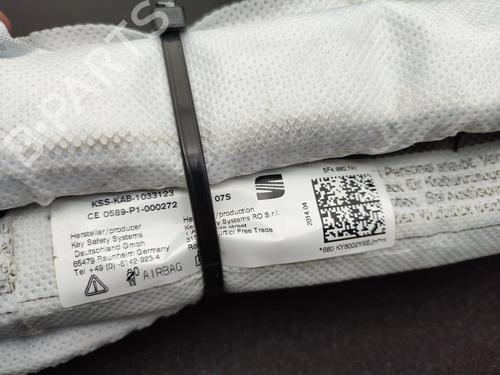Left curtain airbag SEAT LEON (5F1) 1.6 TDI | BP23732812C11 