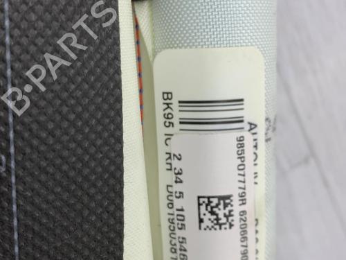 Used Right curtain airbag Right curtain airbag RENAULT MEGANE III Hatchback (BZ0/1_, B3_) 1.6 dCi (BZ00, BZ12, BZ13) (130 hp) 23699860 23699860