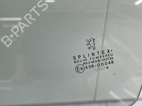 Used Front left door window PEUGEOT 307 (3A/C) 1.6 16V (109 hp) 23674855