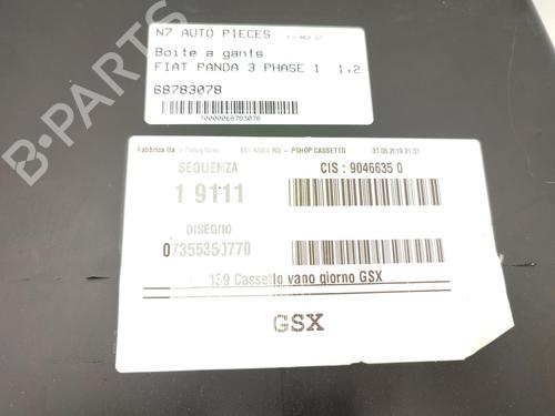 Used Glove box FIAT PANDA (312_, 319_) 1.2 (312PXA1A) (69 hp) 23721025