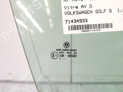 Front right door window VW GOLF V (1K1) 1.9 TDI | BP23728545C19 