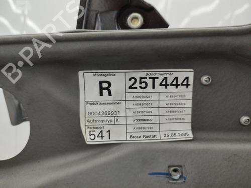 Front right window mechanism MERCEDES-BENZ A-CLASS (W169) A 180 CDI (169.007, 169.307) | BP23731660C23 