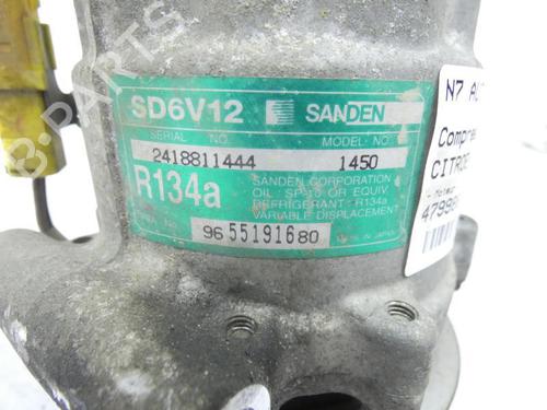Used AC compressor AC compressor CITROËN C3 I (FC_, FN_) 1.4 HDi (68 hp) 23698543 23698543